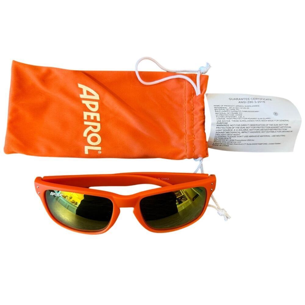 APEROL Spritz Promo Sunnies Sunglasses with Carrying Case